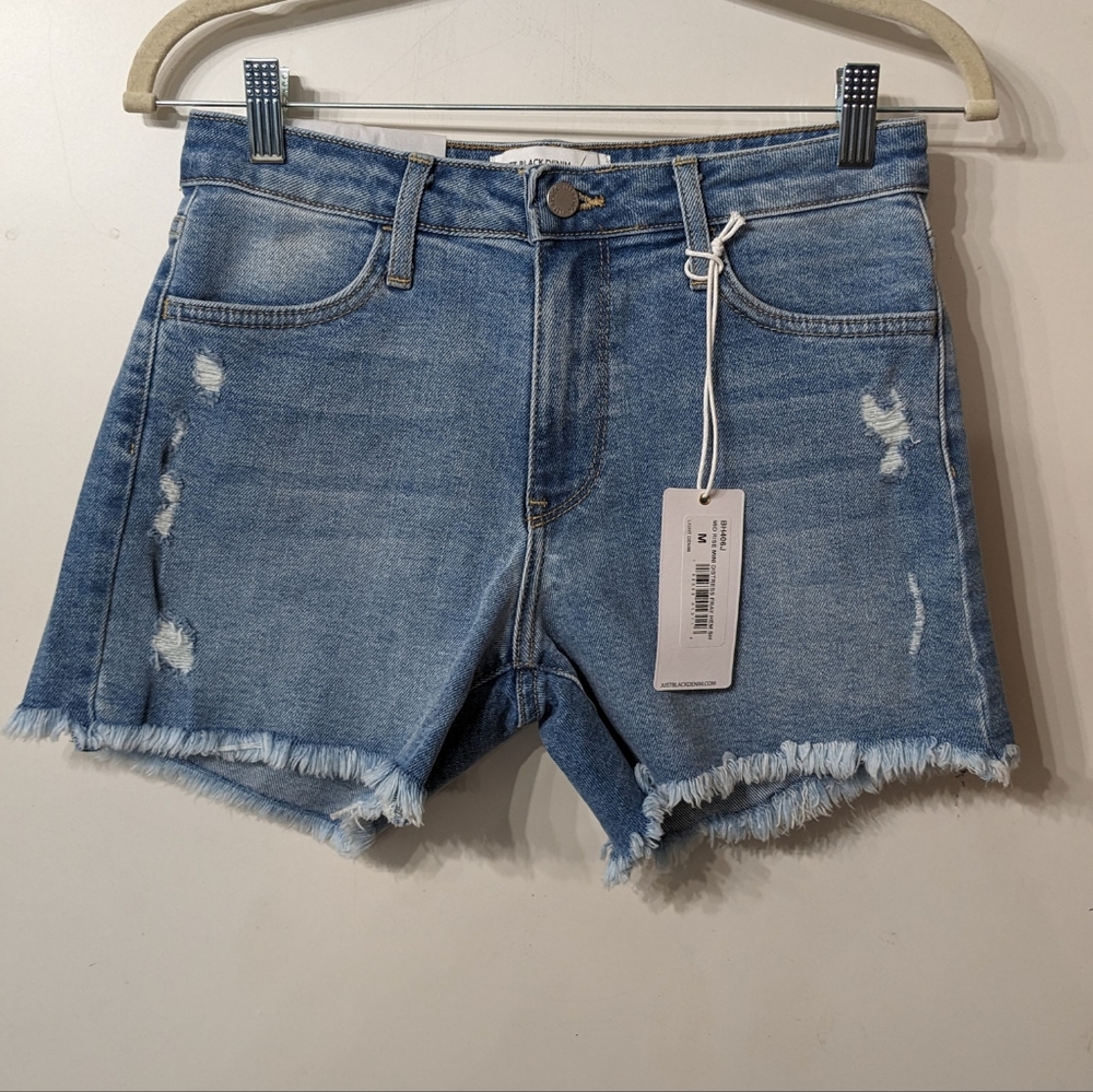 Just Black Denim Shorts size M